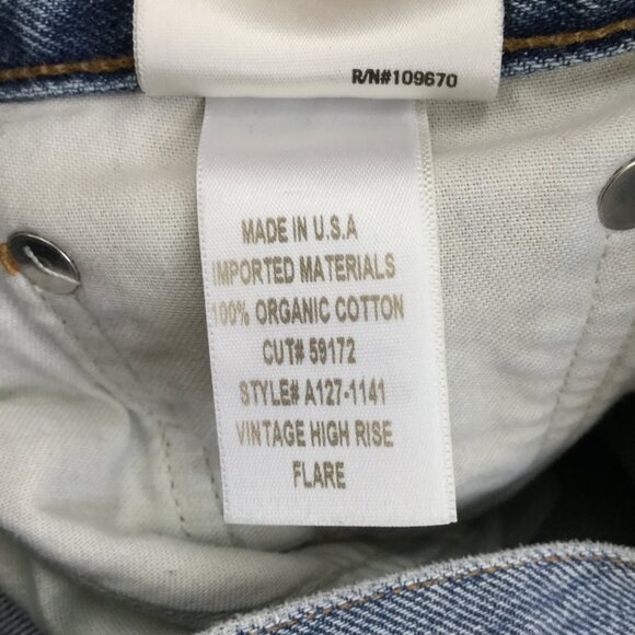 Agolde Vintage High Rise Flare Jean 32 - Picture 4 of 9
